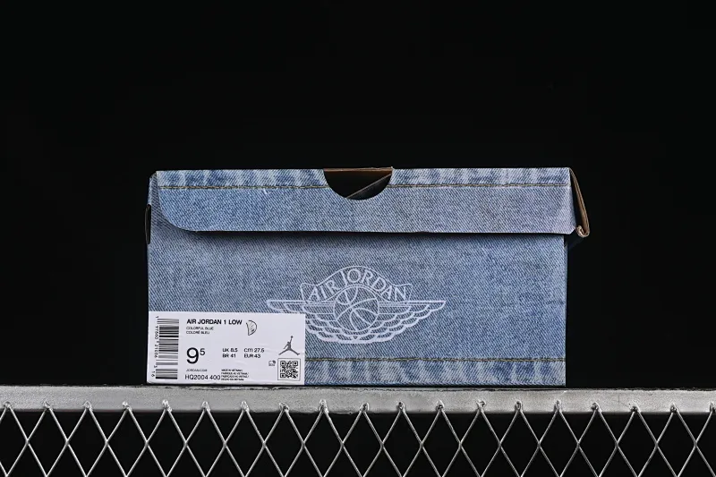 All categories Air Jordan Jordan series basketball shoes Air Jordan 1 Low Air Jordan 1 Low "Worn Blue" AJ1 Jordan 1 denim low-top cultural and casual sneakers HQ2004-400
